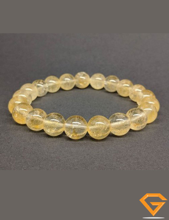 Natural Citrin Stone Bracelet 8mm